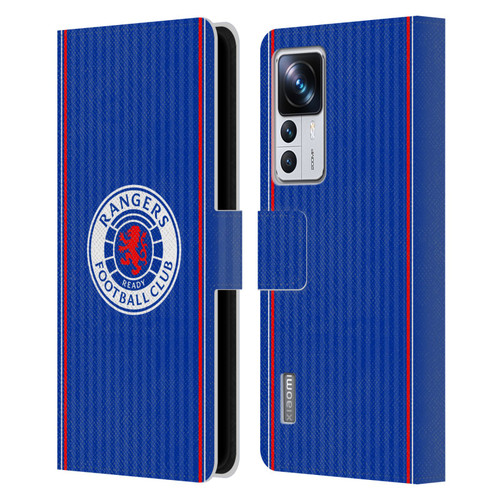 Rangers FC 2023/24 Kit Home Leather Book Wallet Case Cover For Xiaomi 12T Pro