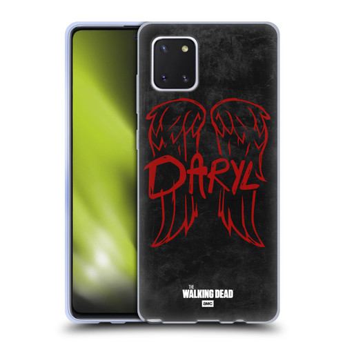 AMC The Walking Dead Daryl Dixon Iconic Wings Logo Soft Gel Case for Samsung Galaxy Note10 Lite