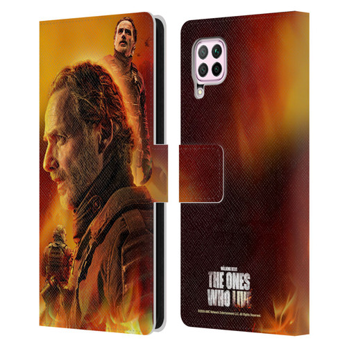 The Walking Dead: The Ones Who Live Key Art Rick Leather Book Wallet Case Cover For Huawei Nova 6 SE / P40 Lite