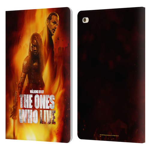 The Walking Dead: The Ones Who Live Key Art Poster Leather Book Wallet Case Cover For Apple iPad mini 4