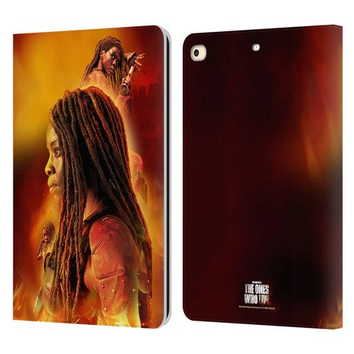 The Walking Dead: The Ones Who Live Key Art Michonne Leather Book Wallet Case Cover For Apple iPad 9.7 2017 / iPad 9.7 2018