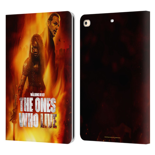 The Walking Dead: The Ones Who Live Key Art Poster Leather Book Wallet Case Cover For Apple iPad 9.7 2017 / iPad 9.7 2018