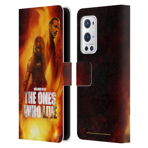 The Walking Dead: The Ones Who Live Key Art Poster Leather Book Wallet Case Cover For OnePlus 9 Pro