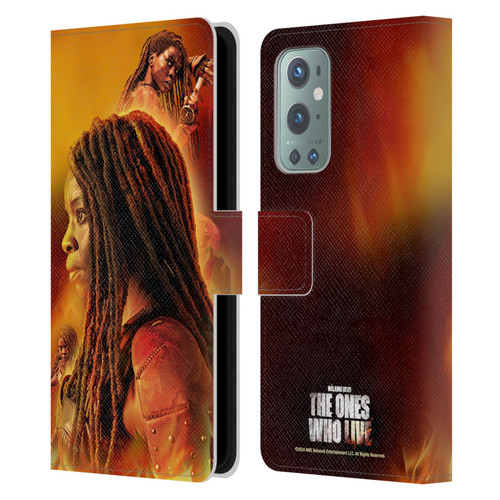 The Walking Dead: The Ones Who Live Key Art Michonne Leather Book Wallet Case Cover For OnePlus 9