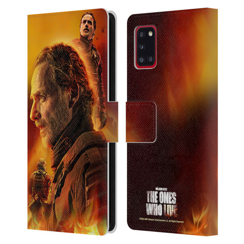 The Walking Dead: The Ones Who Live Key Art Rick Leather Book Wallet Case Cover For Samsung Galaxy A31 (2020)