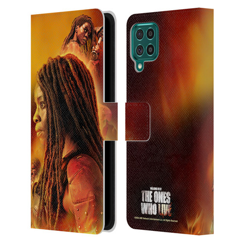 The Walking Dead: The Ones Who Live Key Art Michonne Leather Book Wallet Case Cover For Samsung Galaxy F62 (2021)