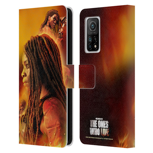 The Walking Dead: The Ones Who Live Key Art Michonne Leather Book Wallet Case Cover For Xiaomi Mi 10T 5G