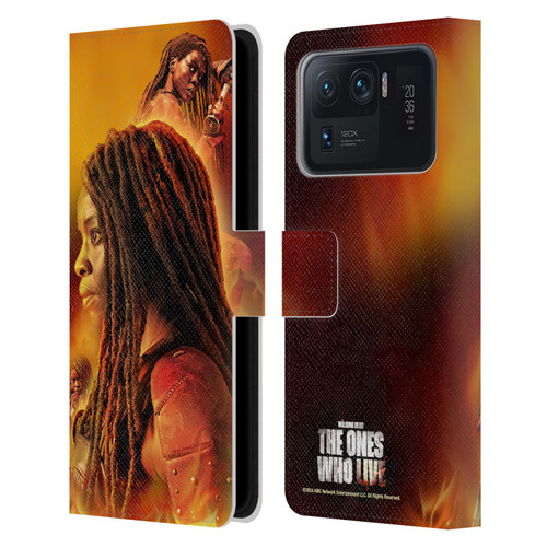 The Walking Dead: The Ones Who Live Key Art Michonne Leather Book Wallet Case Cover For Xiaomi Mi 11 Ultra