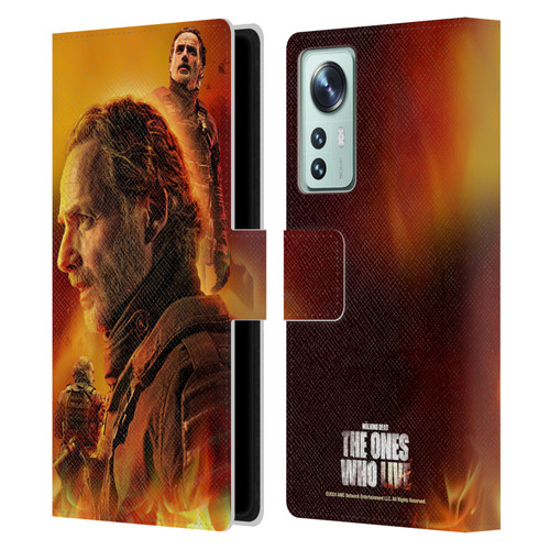 The Walking Dead: The Ones Who Live Key Art Rick Leather Book Wallet Case Cover For Xiaomi 12