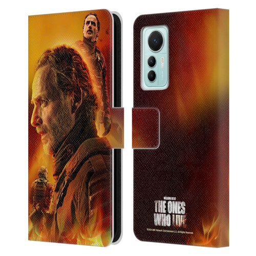 The Walking Dead: The Ones Who Live Key Art Rick Leather Book Wallet Case Cover For Xiaomi 12 Lite