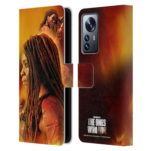 The Walking Dead: The Ones Who Live Key Art Michonne Leather Book Wallet Case Cover For Xiaomi 12 Pro