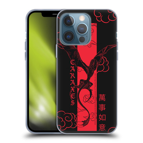 House Of The Dragon: Television Series Year Of The Dragon Caraxes Flying Soft Gel Case for Apple iPhone 13 Pro