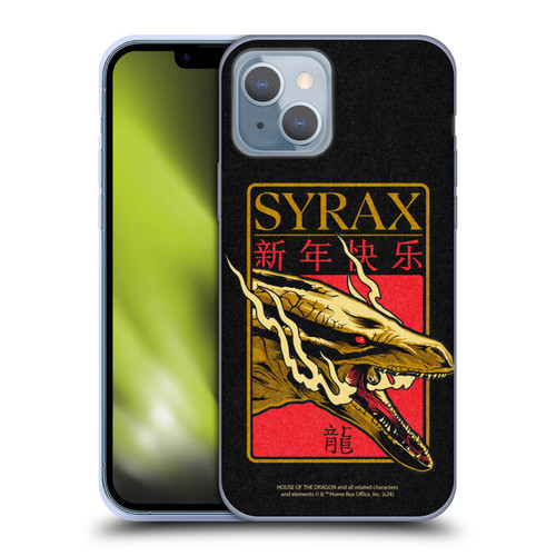 House Of The Dragon: Television Series Year Of The Dragon Syrax Soft Gel Case for Apple iPhone 14