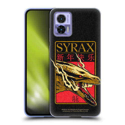 House Of The Dragon: Television Series Year Of The Dragon Syrax Soft Gel Case for Motorola Edge 30 Neo 5G