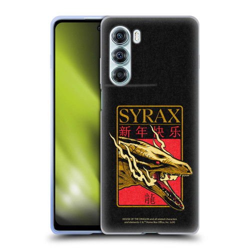House Of The Dragon: Television Series Year Of The Dragon Syrax Soft Gel Case for Motorola Edge S30 / Moto G200 5G