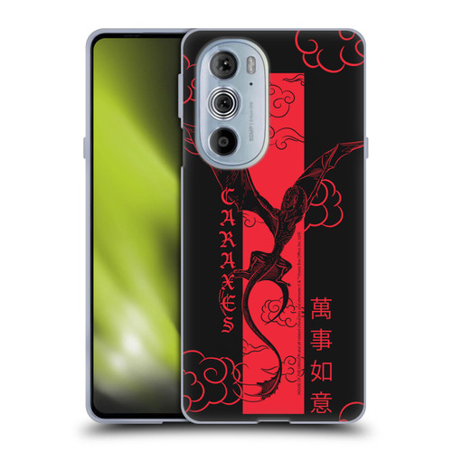 House Of The Dragon: Television Series Year Of The Dragon Caraxes Flying Soft Gel Case for Motorola Edge X30