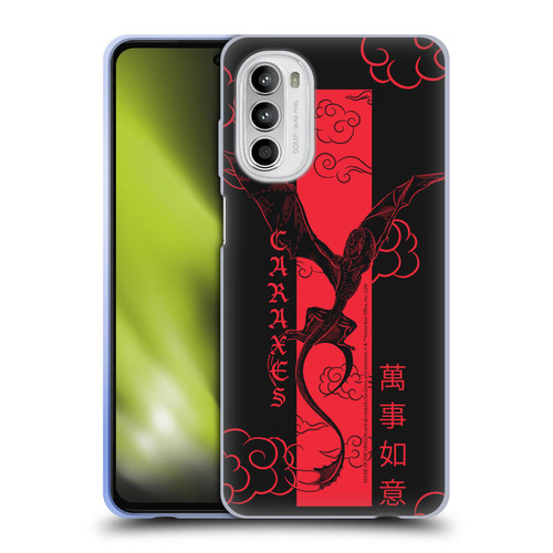 House Of The Dragon: Television Series Year Of The Dragon Caraxes Flying Soft Gel Case for Motorola Moto G52