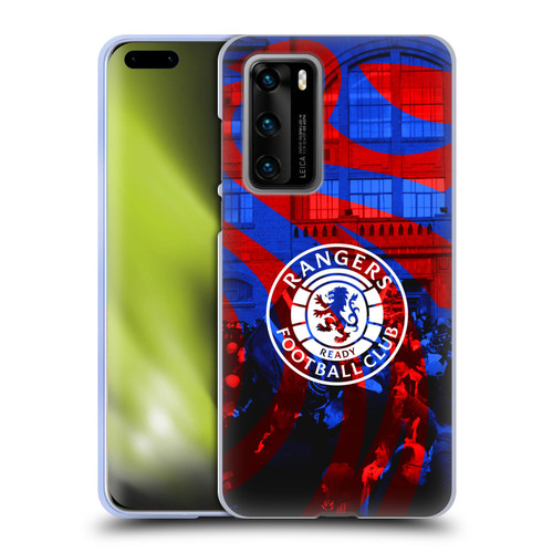 Rangers FC Crest Logo Stadium Soft Gel Case for Huawei P40 5G