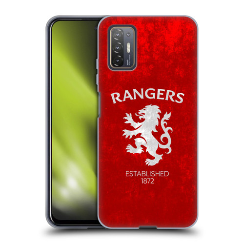 Rangers FC Crest Lion Rampant Soft Gel Case for HTC Desire 21 Pro 5G