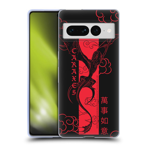 House Of The Dragon: Television Series Year Of The Dragon Caraxes Flying Soft Gel Case for Google Pixel 7 Pro