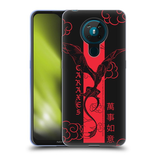 House Of The Dragon: Television Series Year Of The Dragon Caraxes Flying Soft Gel Case for Nokia 5.3