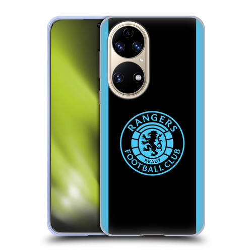 Rangers FC Crest Light Blue Soft Gel Case for Huawei P50