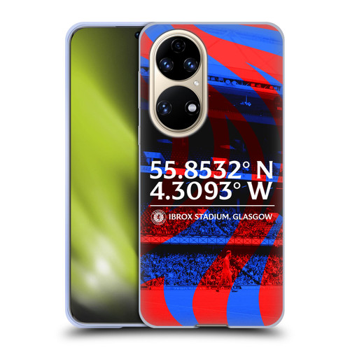 Rangers FC Crest Stadium Soft Gel Case for Huawei P50