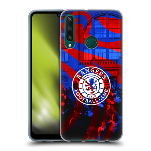 Rangers FC Crest Logo Stadium Soft Gel Case for Huawei Y6p