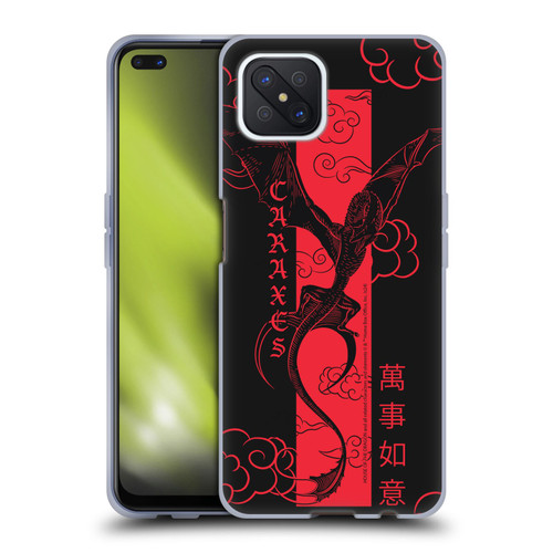 House Of The Dragon: Television Series Year Of The Dragon Caraxes Flying Soft Gel Case for OPPO Reno4 Z 5G