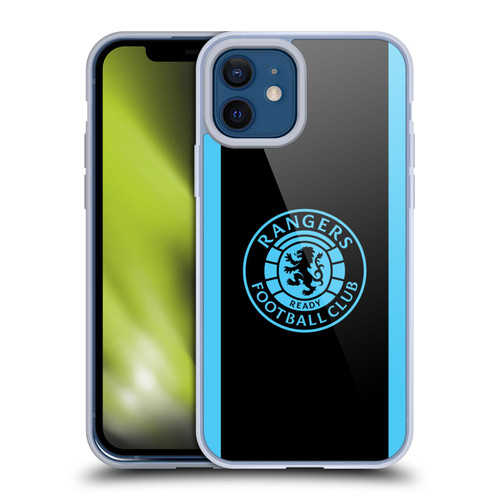 Rangers FC Crest Light Blue Soft Gel Case for Apple iPhone 12 / iPhone 12 Pro