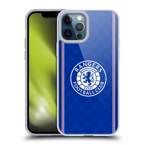 Rangers FC Crest Retro 1989 Home Kit Soft Gel Case for Apple iPhone 12 Pro Max & MagSafe