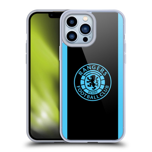 Rangers FC Crest Light Blue Soft Gel Case for Apple iPhone 13 Pro Max