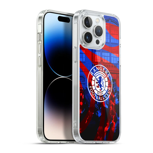 Rangers FC Crest Logo Stadium Soft Gel Case for Apple iPhone 13 Pro Max & MagSafe