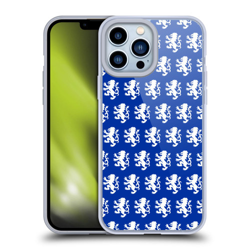 Rangers FC Crest Pattern Soft Gel Case for Apple iPhone 13 Pro Max