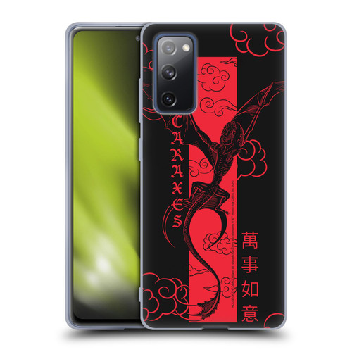 House Of The Dragon: Television Series Year Of The Dragon Caraxes Flying Soft Gel Case for Samsung Galaxy S20 FE / 5G