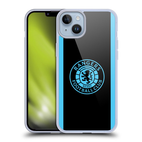 Rangers FC Crest Light Blue Soft Gel Case for Apple iPhone 14 Plus