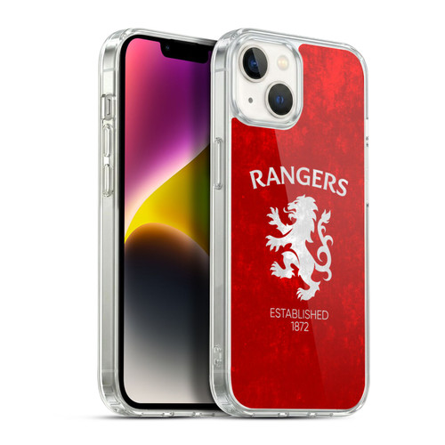 Rangers FC Crest Lion Rampant Soft Gel Case for Apple iPhone 14 Plus & MagSafe