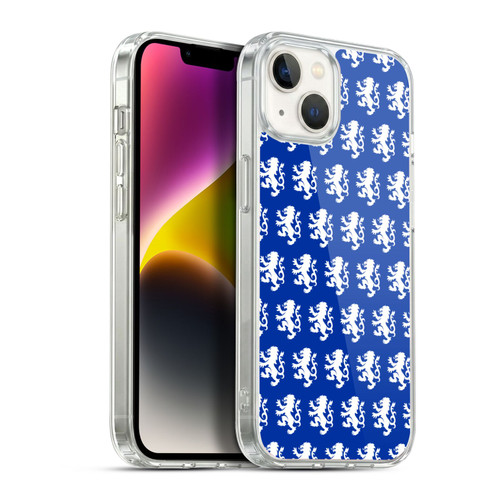 Rangers FC Crest Pattern Soft Gel Case for Apple iPhone 14 Plus & MagSafe