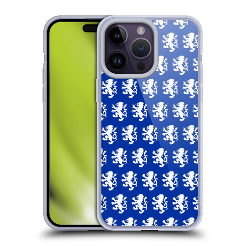 Rangers FC Crest Pattern Soft Gel Case for Apple iPhone 14 Pro Max
