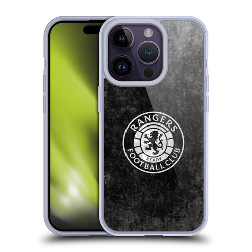 Rangers FC Crest Distressed Soft Gel Case for Apple iPhone 14 Pro