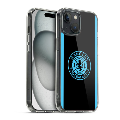 Rangers FC Crest Light Blue Soft Gel Case for Apple iPhone 15 & MagSafe