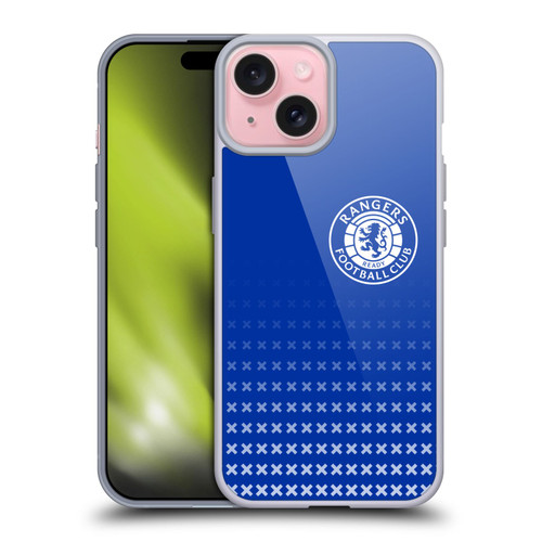 Rangers FC Crest Matchday Soft Gel Case for Apple iPhone 15