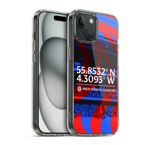 Rangers FC Crest Stadium Soft Gel Case for Apple iPhone 15 & MagSafe