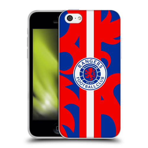 Rangers FC Crest Lion Rampant Pattern Soft Gel Case for Apple iPhone 5c