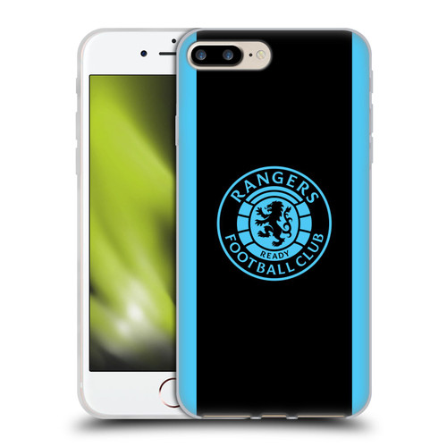 Rangers FC Crest Light Blue Soft Gel Case for Apple iPhone 7 Plus / iPhone 8 Plus & MagSafe