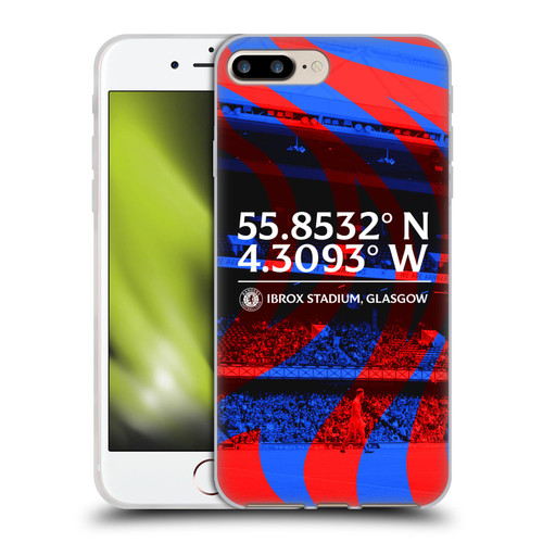 Rangers FC Crest Stadium Soft Gel Case for Apple iPhone 7 Plus / iPhone 8 Plus & MagSafe