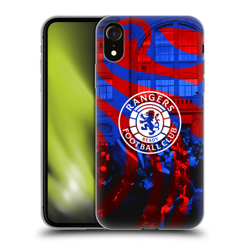 Rangers FC Crest Logo Stadium Soft Gel Case for Apple iPhone XR