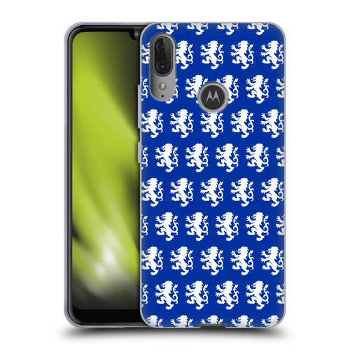 Rangers FC Crest Pattern Soft Gel Case for Motorola Moto E6 Plus