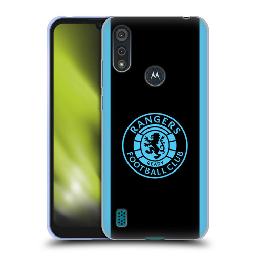 Rangers FC Crest Light Blue Soft Gel Case for Motorola Moto E6s (2020)