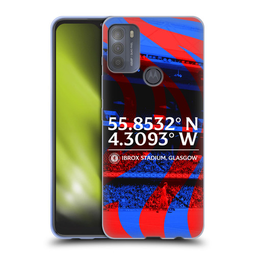 Rangers FC Crest Stadium Soft Gel Case for Motorola Moto G50